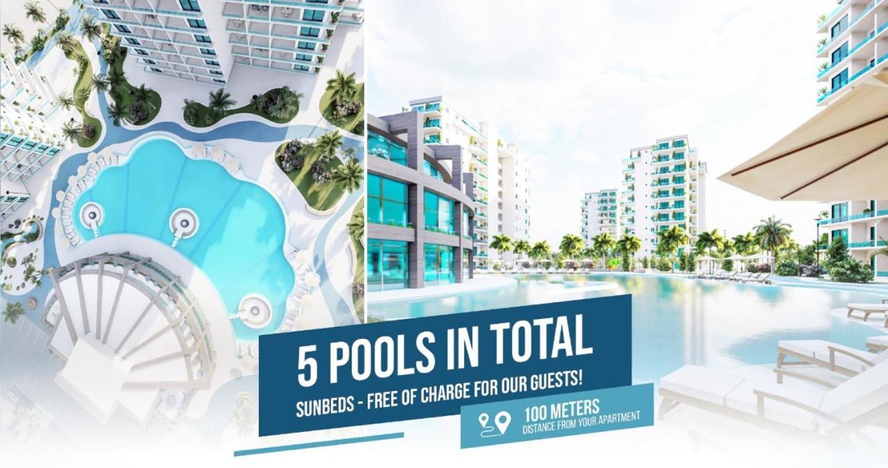 Terra Apartments In Caesar Blue Resort, Lunch Till 4Pm, Gym, Heated Pool, Sauna, Kids Club Rizokarpaso 外观 照片