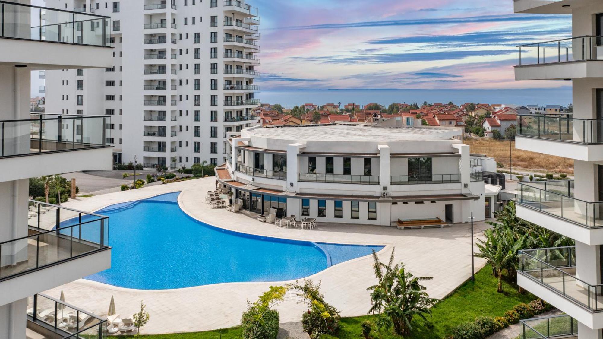 Terra Apartments In Caesar Blue Resort, Fixed Lunch Till 3Pm, Gym, Heated Pool, Sauna, Kids Club Rizokarpaso 外观 照片